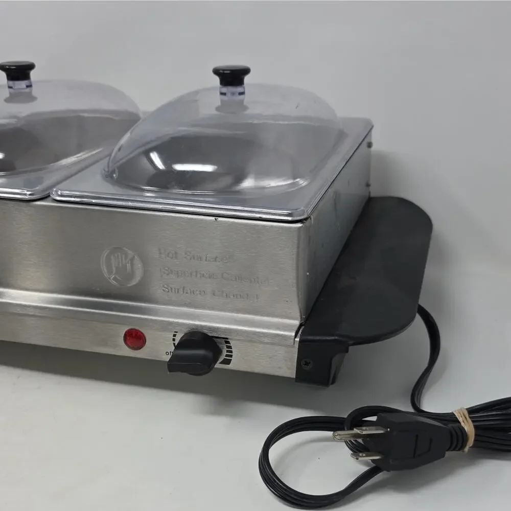 Nostalgia Electrics Buffet Server 3-Compartment 3x1.5 qt 180W BCD-332
